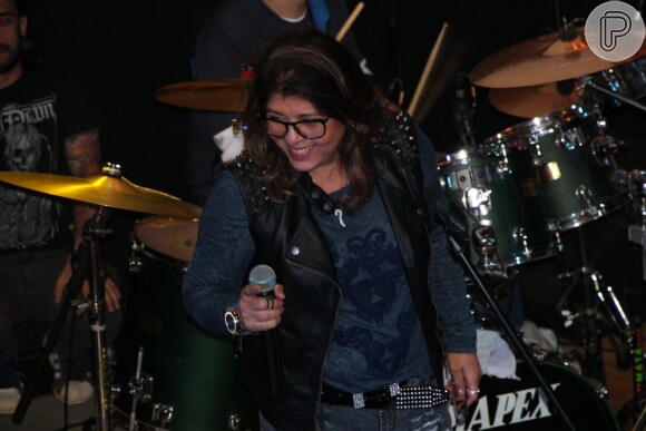 Roberta Miranda também se apresentou no show da banda RC na Veia