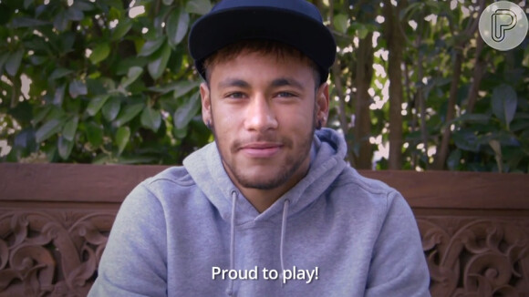Neymar participou de uma campanha contra a homofobia no esporte