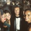 Giovanna Ewbank com Bruna Marquezine e Neymar no aniversário do jogador