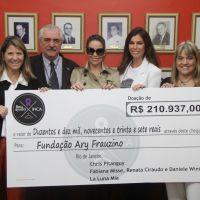 Danielle Winits doa R$ 210 mil para Instituto Nacional do Câncer