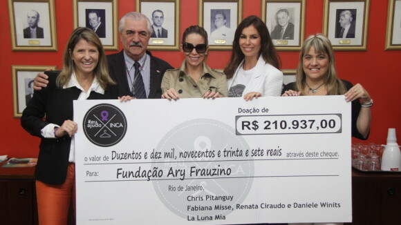 Danielle Winits doa R$ 210 mil para Instituto Nacional do Câncer