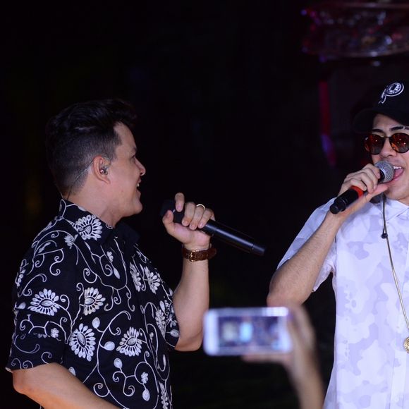 'Quando você me perguntou se eu te amava, e eu disse que te amava', recordou Kevinho em vídeo com Flavia Pavanelli