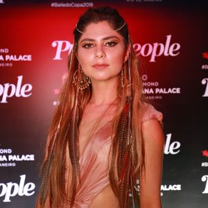 Julianne Trevisol no Baile do Copa, realizado no hotel Belmond Copacabana Palace, na Zona Sul do Rio de Janeiro, neste sábado, 10 de fevereiro de 2018