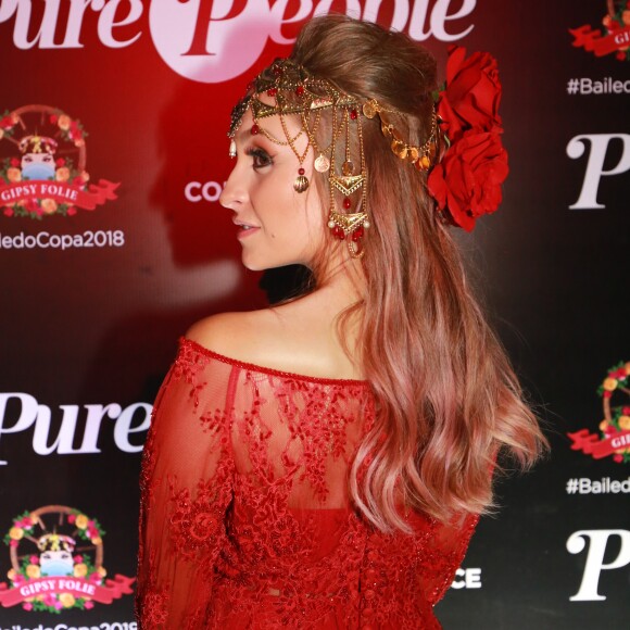 Carla Diaz no Baile do Copa, realizado no hotel Belmond Copacabana Palace, na Zona Sul do Rio de Janeiro, neste sábado, 10 de fevereiro de 2018