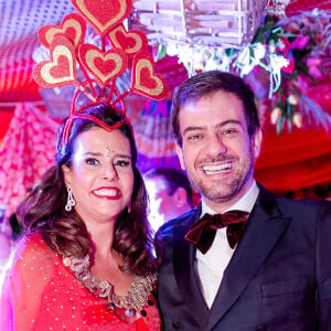 Narcisa Tamborindeguy e Bruno Astuto no Baile do Copa, realizado no hotel Belmond Copacabana Palace, na Zona Sul do Rio de Janeiro, neste sábado, 10 de fevereiro de 2018