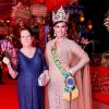 Celestina kolton e Guiga Barbieri, Miss Brasil Gay 2017, no Baile do Copa, realizado no hotel Belmond Copacabana Palace, na Zona Sul do Rio de Janeiro, neste sábado, 10 de fevereiro de 2018