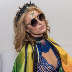 Paris Hilton fez show no Camarote Salvador