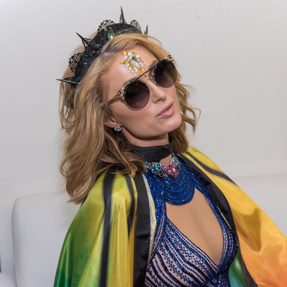 Paris Hilton fez show no Camarote Salvador