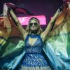 Paris Hilton fez show como DJ no Camarote Salvador, na Bahia, no sábado, 10 de fevereiro de 2018