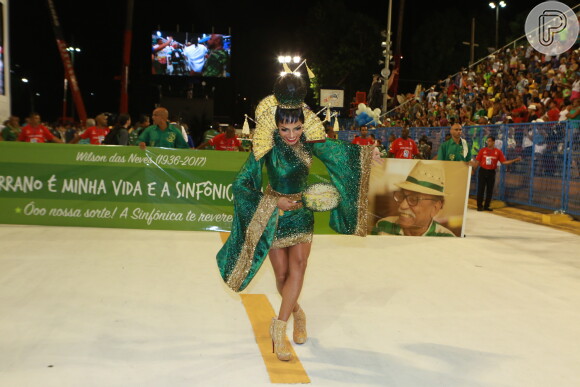Quitéria Chagas é musa da Império Serrano neste carnaval