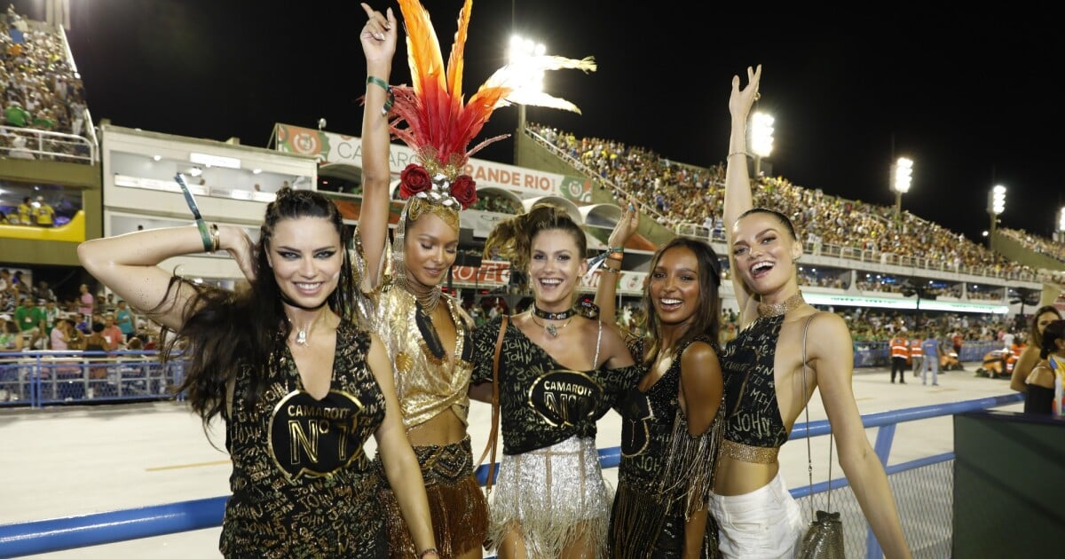 Angels da Victoria's Secret curtem Carnaval do Rio em camarote