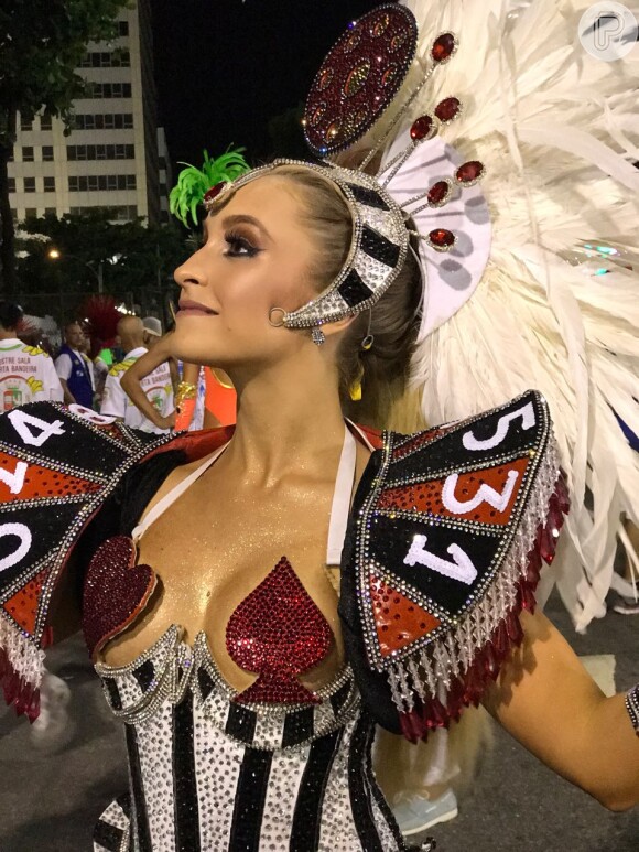 'Desejo para todas as outras escolas, até para que seja um Carnaval lindo e maravilhoso, acima de qualquer disputa de títulos', afirmou Carla Diaz