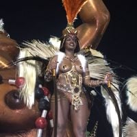 Iza vira guerreira no Salgueiro em estreia no Carnaval: 'Força da mulher negra'