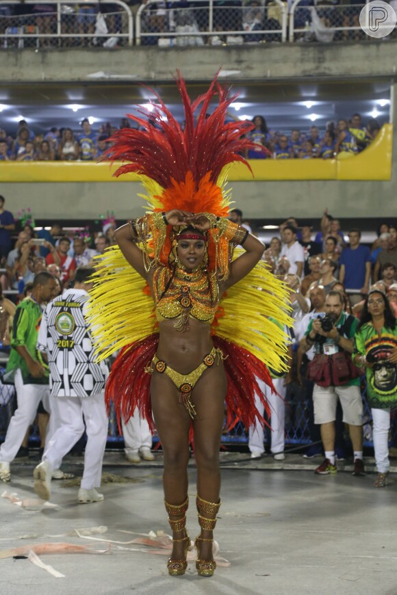 Cris Vianna se despediu do Carnaval da Imperatriz em 2017