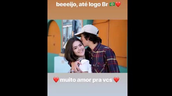 Maisa Silva revelou estar namorando o jovem Nicholas Arashiro nesta quarta-feira, dia 14 de fevereiro de 2018
