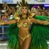Juliana Paes desfilou pela Grande Rio como rainha de bateria