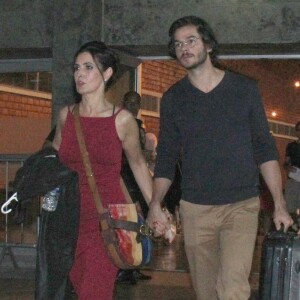 Fátima Bernardes levou o namorado, Túlio Gadêlha, para conhecer casal de amigos em Copacabana