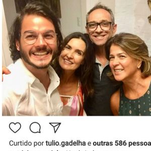 Túlio Gadêlha encontra amigos de Fátima e comemora: 'Adorei conhecê-los'