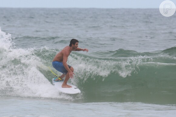 André Resende mostrou toda sua habilidade no surfe