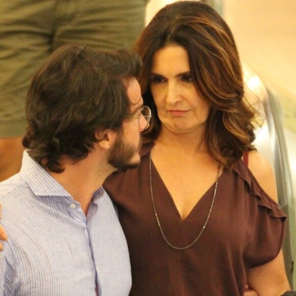 Túlio Gadêlha se declara para Fátima Bernardes em vídeo, em 17 de fevereiro de 2018: 'Minha parceira'