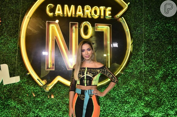 Anitta foi atração do Camarote Nº1 no sábado, 17 de fevereiro de 2018