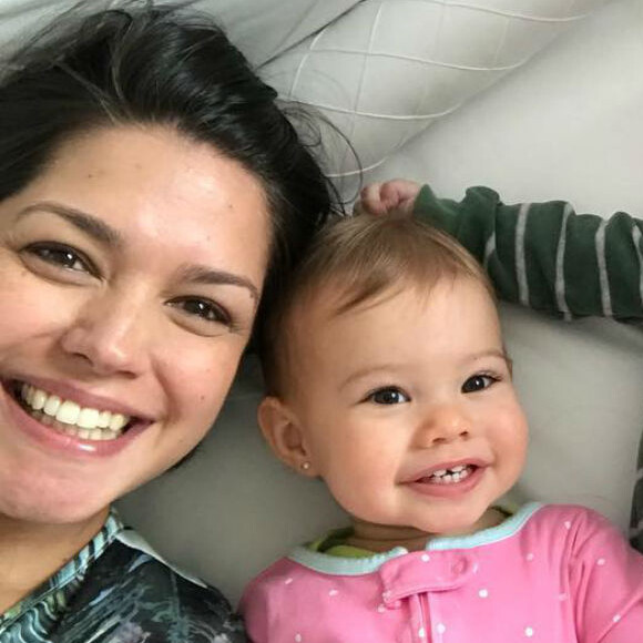 Thais Fersoza se emocionou ao relatar o encontro da filha, Melinda, com a personagem: 'Ela gritava, chamava ela, queria tocar na bochecha dela e na hora de ir embora chorou e ficou dizendo 'mais Nini, vem Nini, vem brincar com a Didinda''