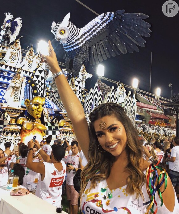 Vivian Amorim curtiu o Carnaval no Rio pela primeira vez: 'Foi a primeira vez que passei o Carnaval inteiro no Rio e estou encantada com a energia que os Cariocas têm. Achei lindo tanto os desfiles, quanto os blocos na rua'