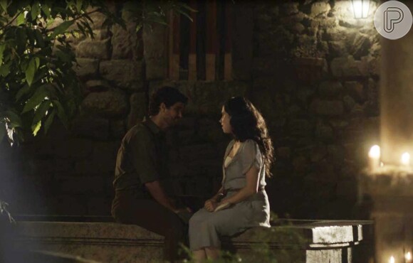 Na novela 'Tempo de Amar', Tereza (Olivia Torres) pedirá para Inácio (Bruno Cabrerizo) encontrar Fernão (Jayme Matarazzo) no Brasil