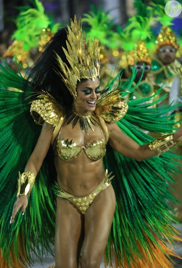 Juliana Paes se mantém como rainha de bateria da Grande Rio no Carnaval 2019