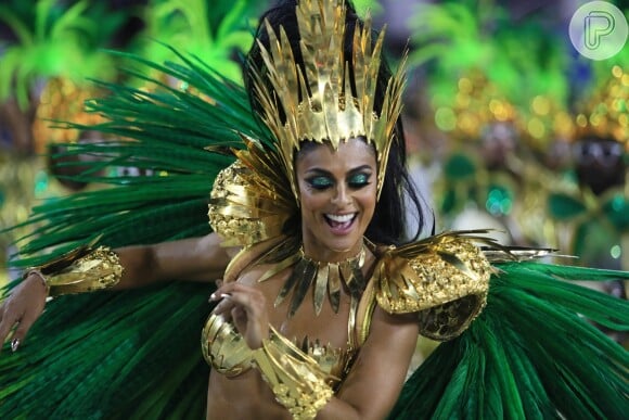 Juliana Paes fica na Grande Rio mesmo depois do rebaixamento da escola para o Grupo A do Carnaval do Rio de Janeiro