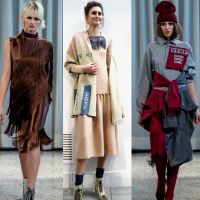 Moda em Milão: grifes apostam em franjas, meias e feminismo no inverno 2019
