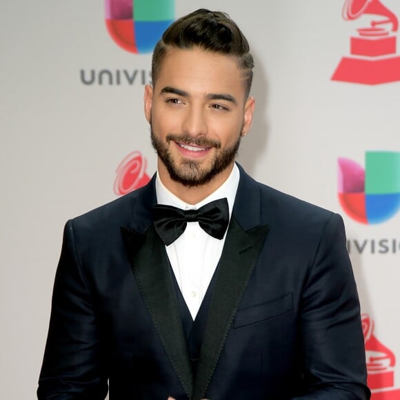 Maluma marcou presença no Prêmio Lo Nuestro, dedicado à música latina e organizado pelo canal Univision, em Miami, nos Estados Unidos, na noite desta quinta-feira, 22 de fevereiro de 2018