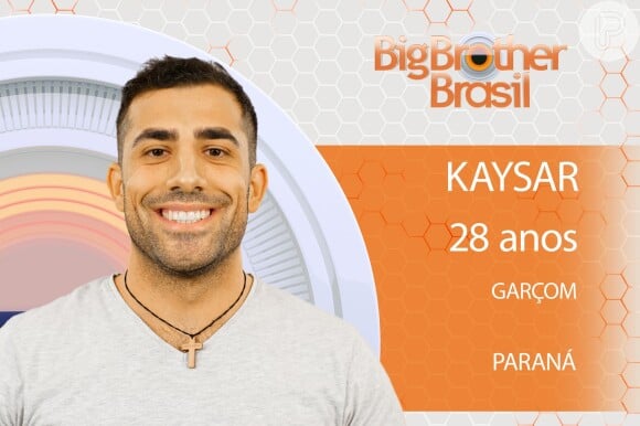 Kaysar e Patricia trocaram selinho no 'BBB18'