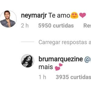 Bruna Marquezine e Neymar se declaram pela web