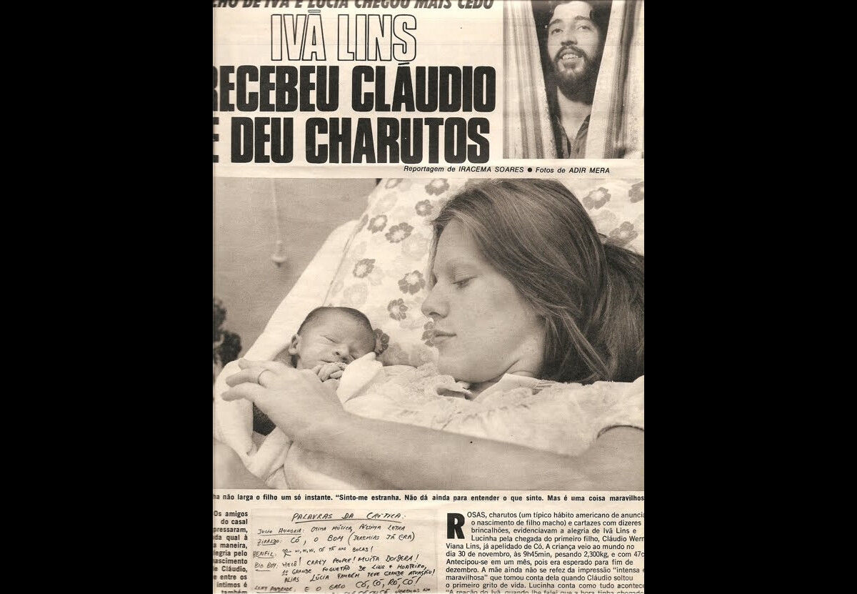 Foto Lucinha Lins com o filho, Cláudio, recémnascido nos braços Purepeople