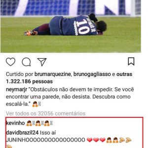 Neymar ganha apoio de fãs e amigos famosos na web em postagem