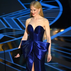 Nicole Kidman foi uma das apresentadoras da 90ª edição do Oscar, realizado em Hollywood, California, neste domingo, 4 de março de 2018