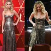 De Dior, Jennifer Lawrence salta cadeiras e aborda Meryl Streep no Oscar 2018