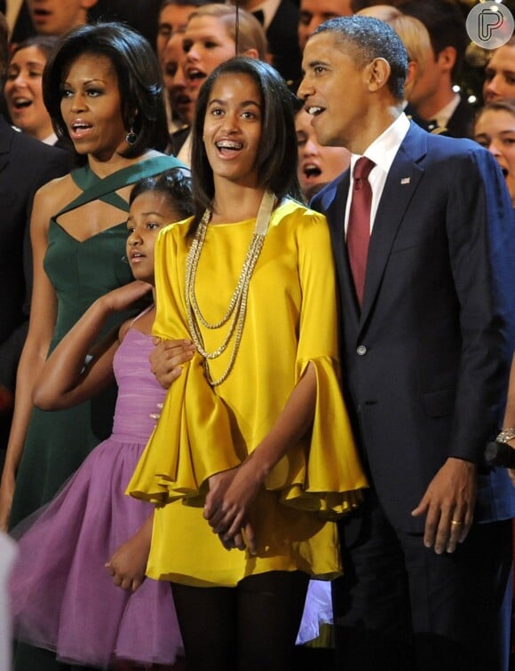 Michelle e Barcak Obama também são pais de Natasha, de 13 anos