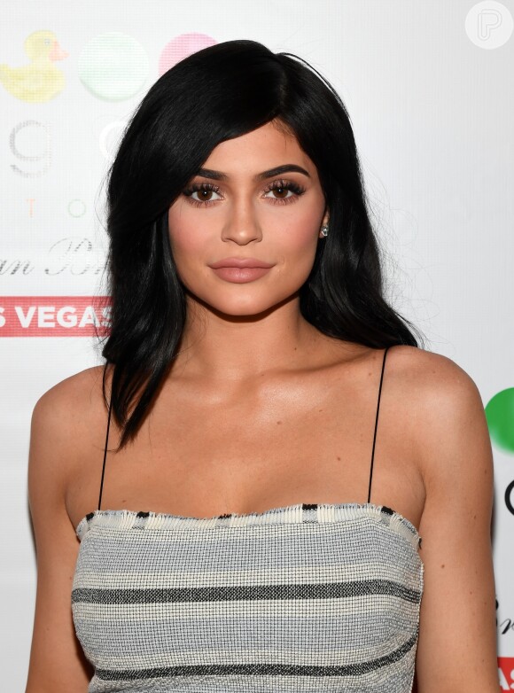 'Anjo', escreveu Kylie Jenner na foto da filha