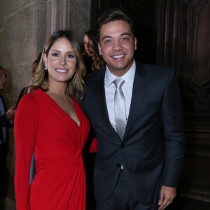 Outro casal convidado do casamento de Matheus e Paula Aires foi Wesley Safadão e Thyane Dantas