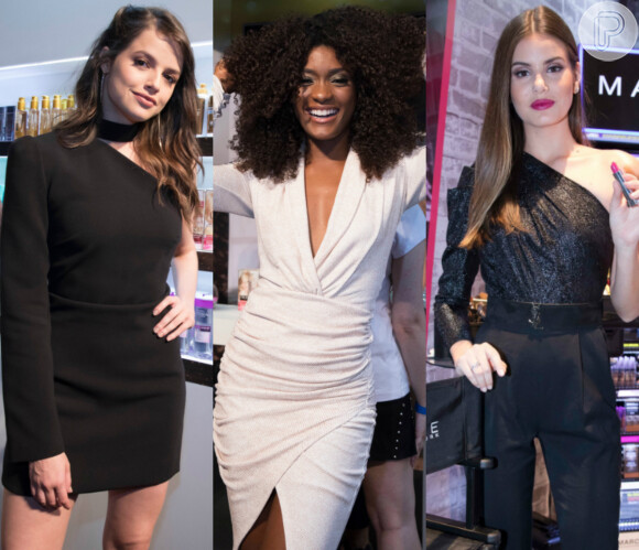 Famosas se reunem no lançamento da campanha da L'Oréal, no Boulevard Olímpico, Rio de Janeiro, nesta quarta-feira, 7 de março de 2018