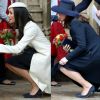 Kate Middleton e Meghan Markle usaram sapatos parecidos no evento com a família real