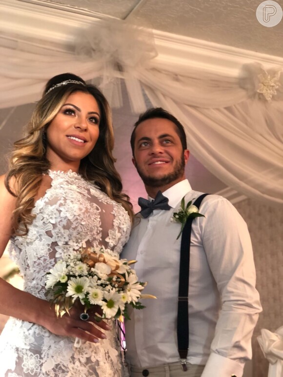 Thammy Miranda se casou com Andressa Ferreira na sexta-feira, 16 de março de 2018
