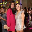 A modelo Daniella Sarahyba e Carol Sampaio na festa de aniversário de 36 anos da promoter, no hotel Belmond Copacabana Palace, na Zona Sul do Rio de Janeiro, na noite deste domingo, 18 de março de 2018