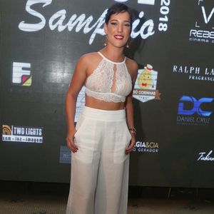 Adriana Birolli na festa de aniversário de 36 anos da promoter Carol Sampaio, no hotel Belmond Copacabana Palace, na Zona Sul do Rio de Janeiro, na noite deste domingo, 18 de março de 2018