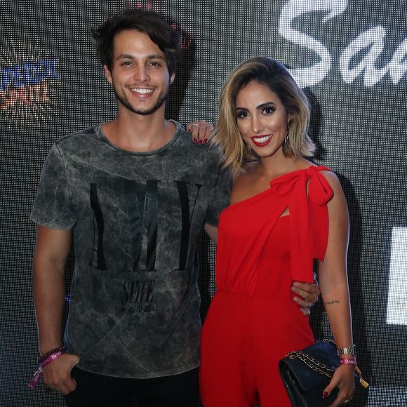 Bruno Guedes e Jade Seba na festa de aniversário de 36 anos da promoter Carol Sampaio, no hotel Belmond Copacabana Palace, na Zona Sul do Rio de Janeiro, na noite deste domingo, 18 de março de 2018