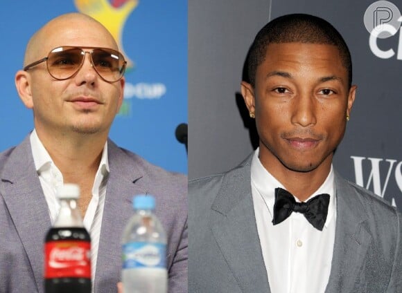 Na música, Pitbull terá seu nome gravado no espaço hollywoodiano, ao lado do cantor jurado do 'The Voice', Pharrell Williams