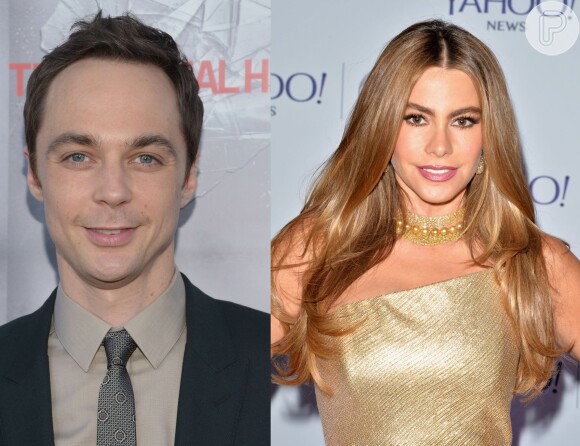 Sofia Vergara, de 'Modern Family', e Jim Parson, 'The Big Bang Theory', roubaram a cenas com seus personagens icônicos para estarem na calçada