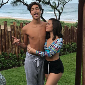 Mel Maia e o estudante Erick Andreas decidiram tornar pública a relação nas redes sociais